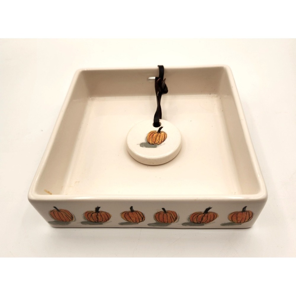 RAE DUNN Artisan Collection Napkin Holder Pumpkins Thanksgiving Fall Halloween
